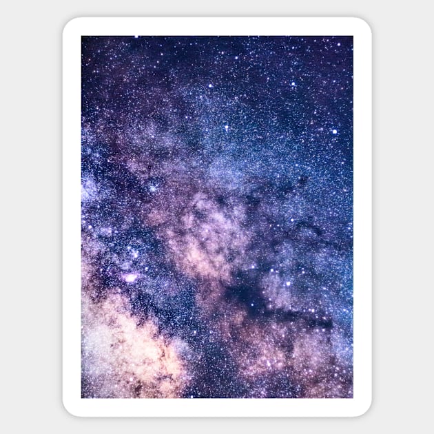 Purple Star Galaxy Sticker by NewburyBoutique